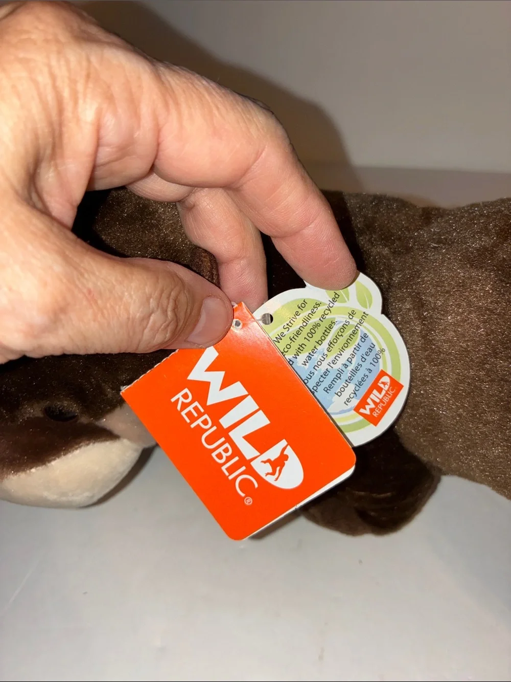 Wild Republic, Plush Brown Otter Stuffed Animal, NWT
